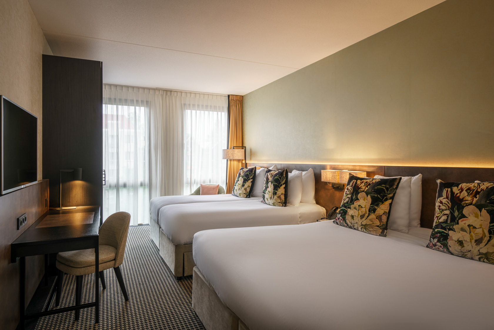 Family Room with canal view