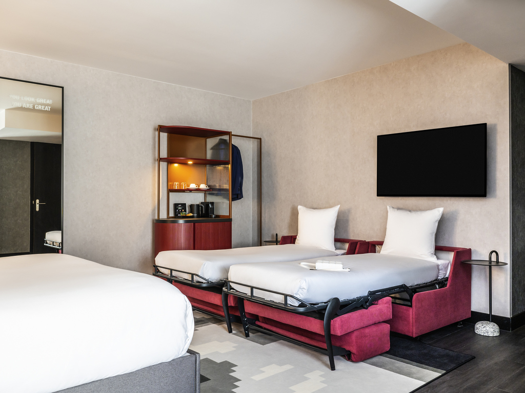 Deluxe Room with 1 queen bed and 1 double sofa bed